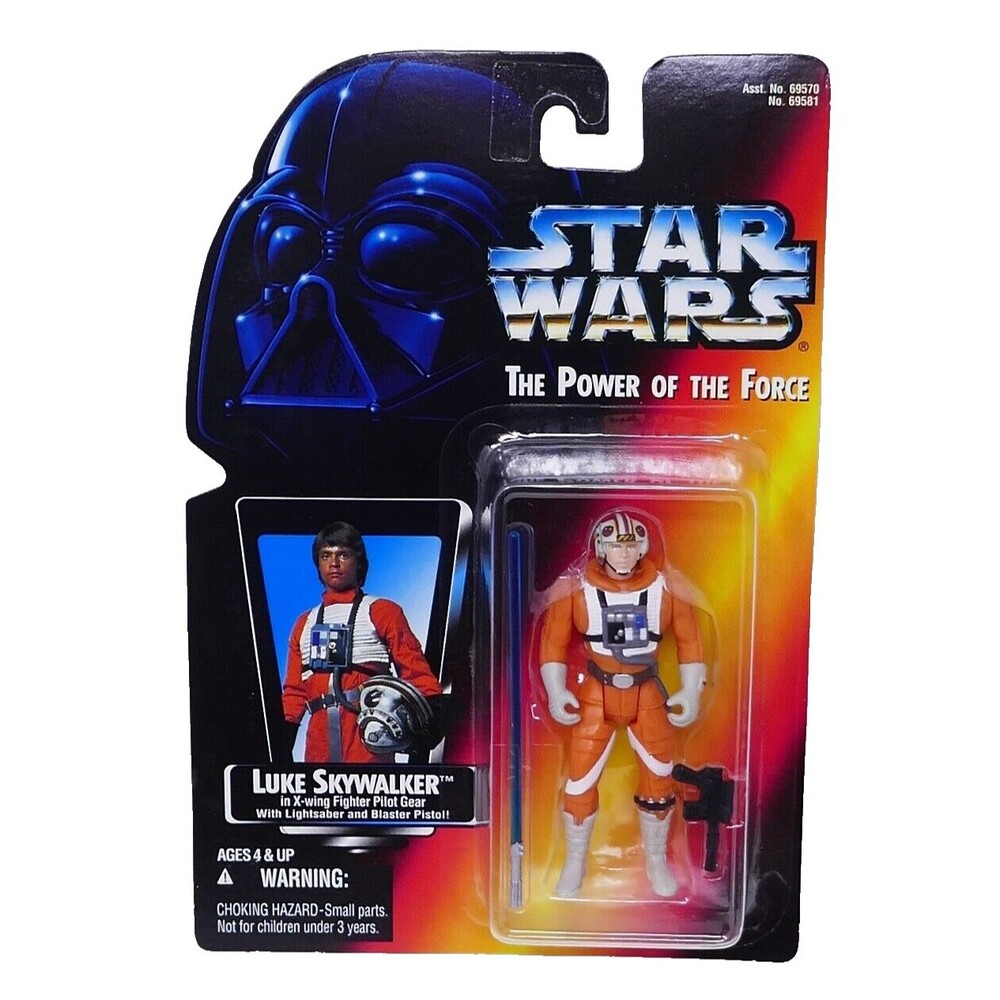 Kenner 1995 Star Wars Power of the Force Red Card Luke Skywalker Action Figure